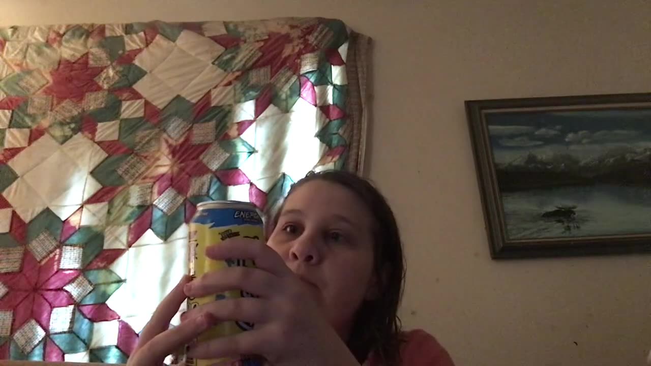 Electric Blue Delight: Laura's Sour Patch Kid Blue Raspberry Energy Drink Review