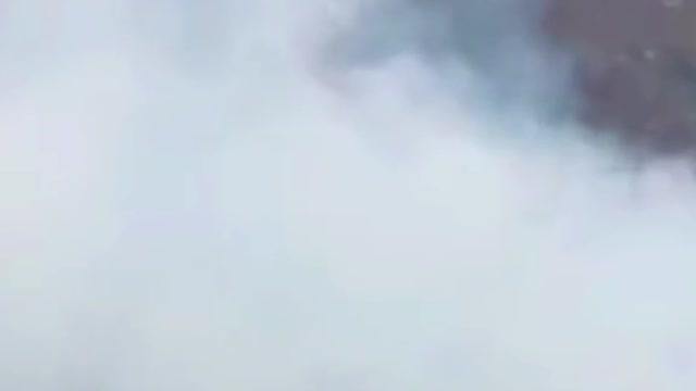 Lava from the volcano of the island of La Palma reached the sea