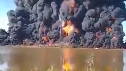 Crude oil fire in Mexico.