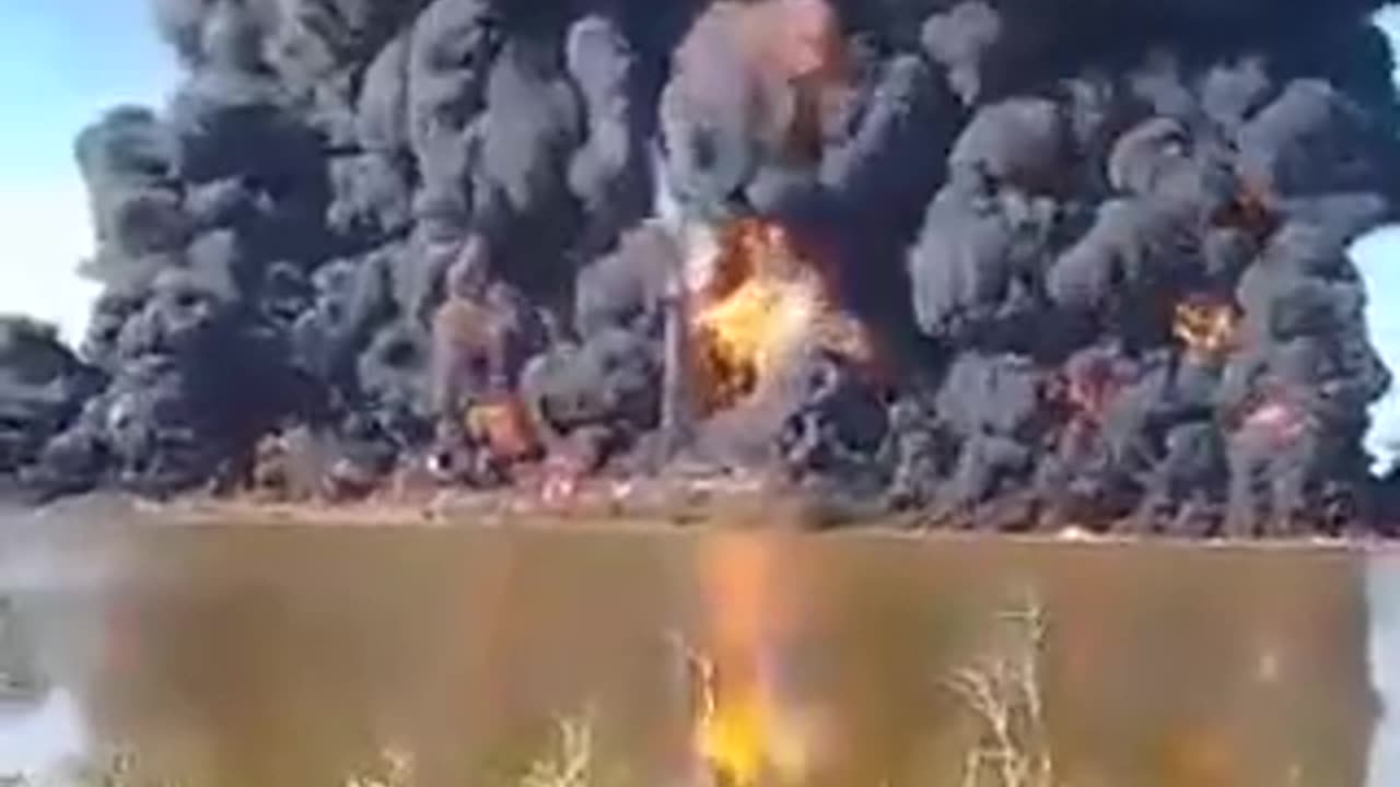 Crude oil fire in Mexico.