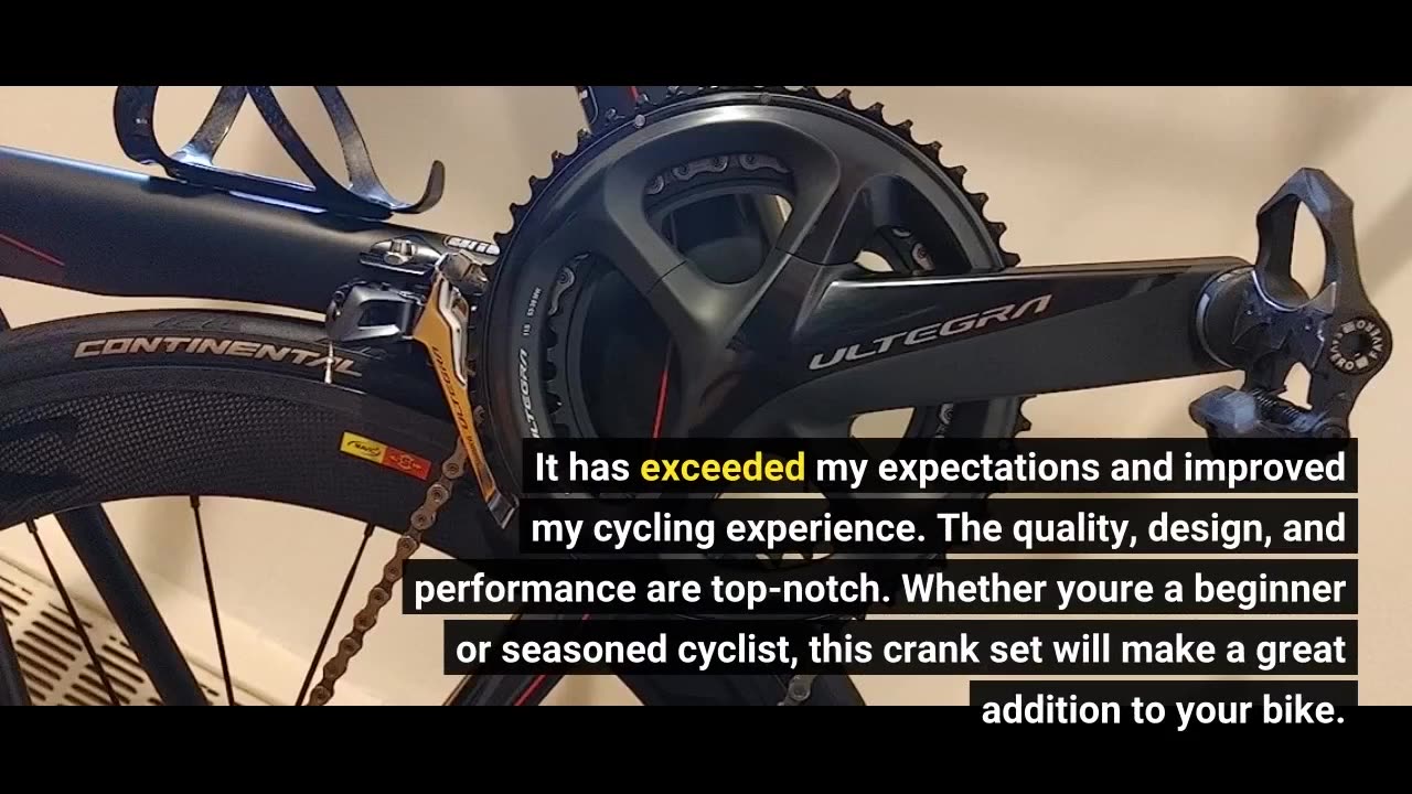 Honest Comments: SHIMANO Ultegra R8000 Standard Crank Set - 53x39T