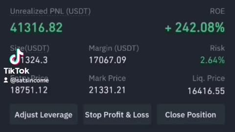 $40,000 profit in one trade ,binance future trading