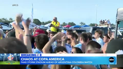 Copa America final faces overcrowding and late start ahead of Argentina-Colombia match ABC News