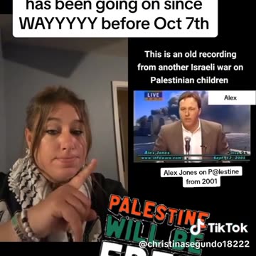 ALEX JONES ON PALESTINE FROM 2001