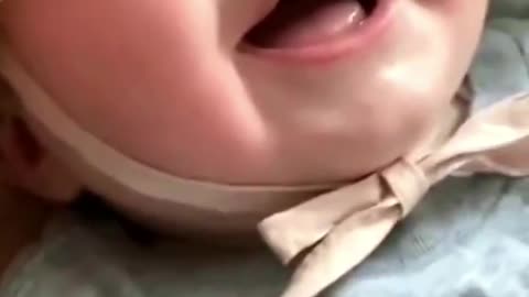 baby laughing