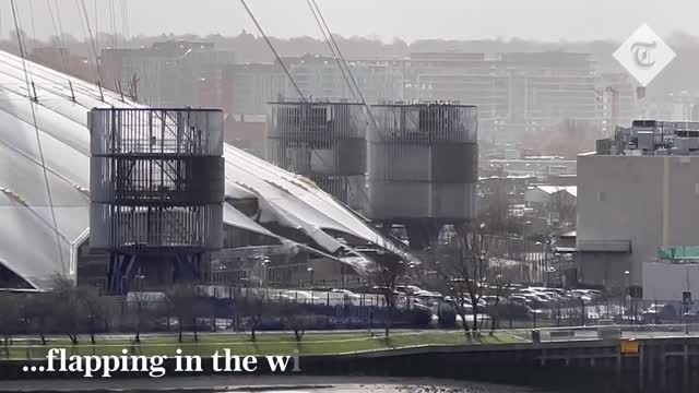 Storm Eunice_ Hole torn in O2 dome as highest ever gust of 122mph recorded in England