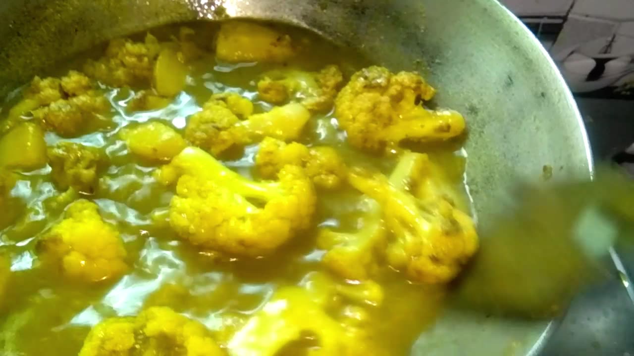 Cauliflower spicey cooking