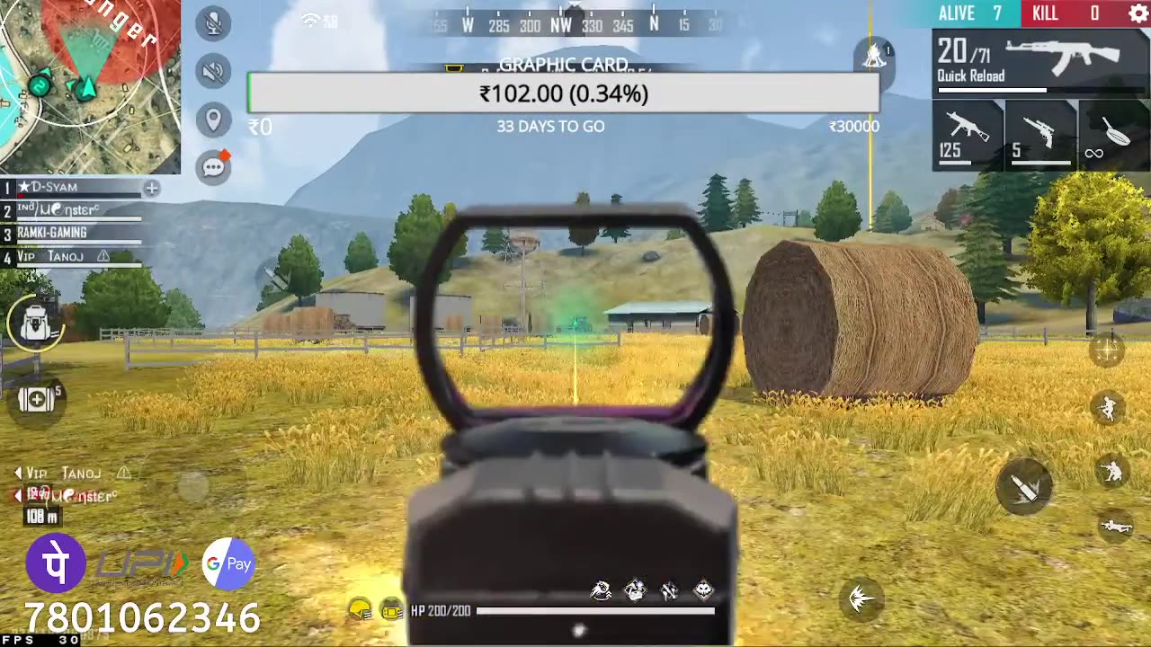 Free fire live With Ramki Gaming mp4
