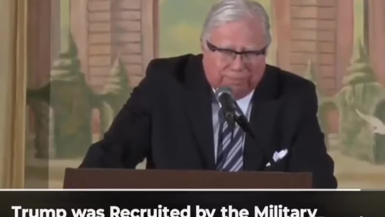 Trump was Recruited by the MILITARY