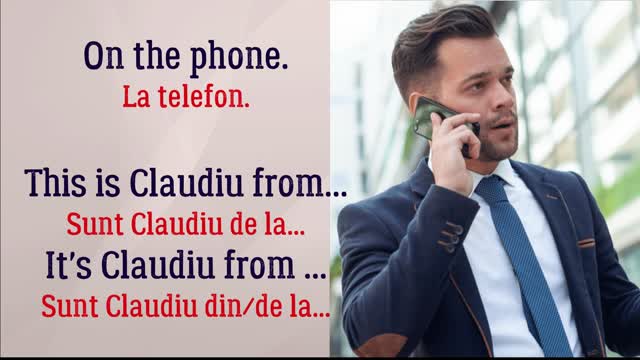 Cum Te Prezinti In Engleza? Cum vorbesti la telefon?