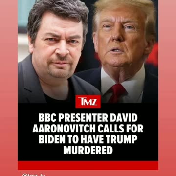 BBC presenter David novitch threatened 7/9/24
