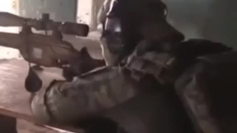 🎥🇬🇧Archive footage of the work of a sniper pair