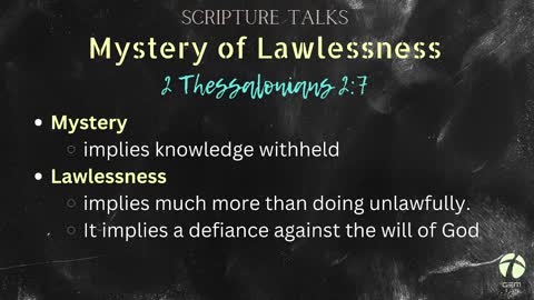 Mystery of Lawlessness