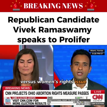 Breaking News Vivek Ramaswamy Speaks to Prolifer