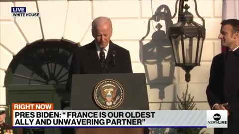 'France and the United States are facing down Vladimir Putin'- Biden l ABCNL