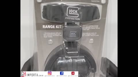 Protetor de ouvido + Óculos de proteção GLOCK OEM RANGE KIT