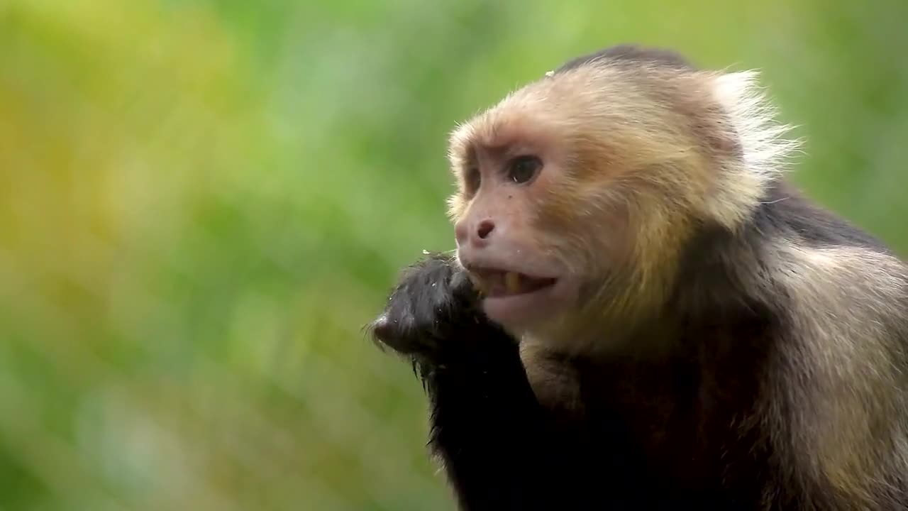 funny monkeys eating