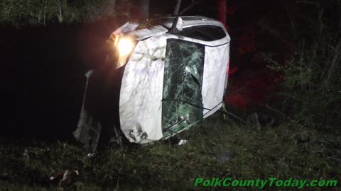 RECKLESS DRIVER STRIKES OTHER VEHICLE THEN ROLLS, NEW WILLARD TEXAS, 02/17/24...