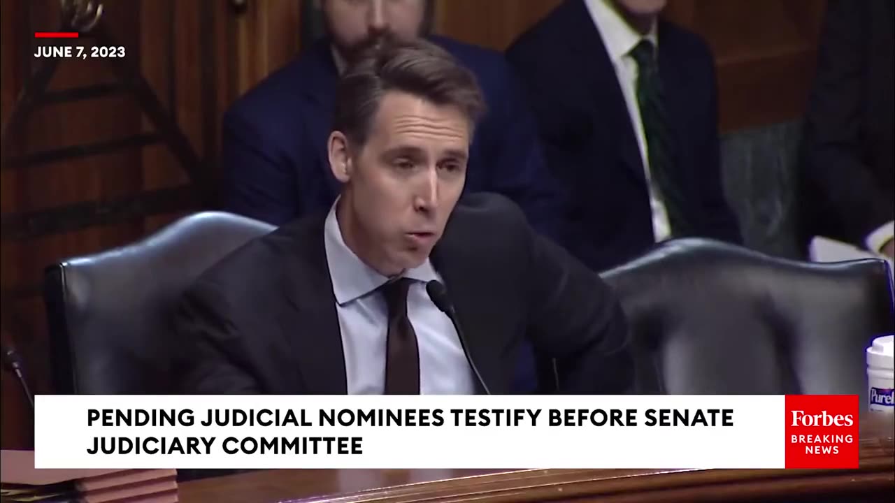 Senator Hawley Trashes Biden Nominee In Savage Takedown