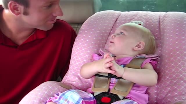 Cute Little Angel Talks To Her Daddy And Is Beyond Adorable