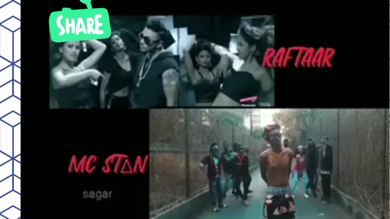 Viral song mixture video