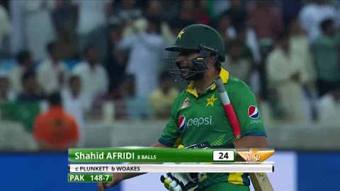 6 - 6 - 6 - Shahid Afridi vs Chris Woakes - Pakistan vs England - 2nd T20I 2015 - PCB - MA2A