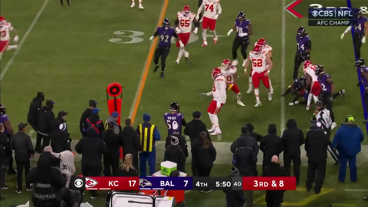 Kansas City Chiefs vs. Baltimore Ravens Game Highlights 2023 AFC Championship