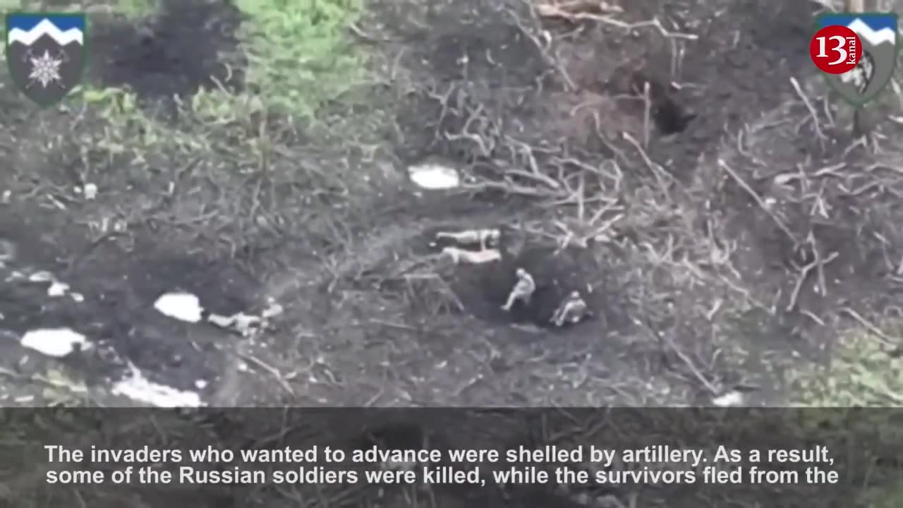 Russians panicked, tried to flee taking their wounded fellow soldiers with them