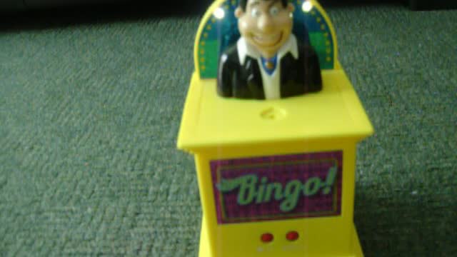 bingo caller on a great night out