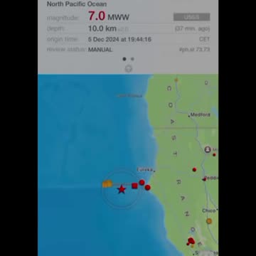 🚨🆘 CALIFORNIA, EARTHQUAKE!