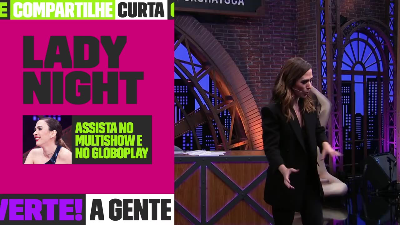 Fábio Porchat e Tatá Werneck fazem COMPETIÇÃO de IMPROVISO | Lady Night | Humor Multishow