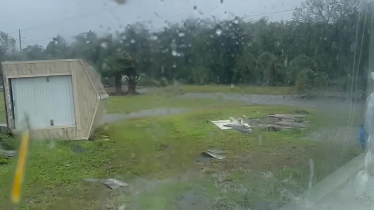 Shed Rolled Away - Hurrican Ian