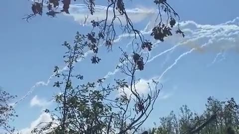 🚁 Ukraine Russia War | Ukrainian Mi-8MTs Strike Russian Positions with Unguided Rockets (Septe | RCF