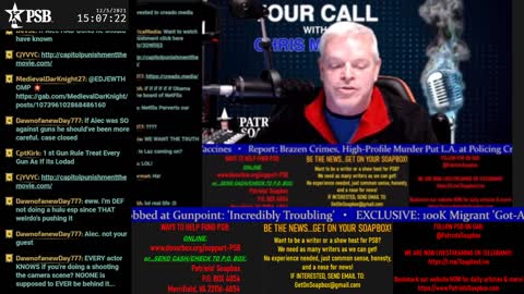 2021-12-05 14:00 EST - Your Voice, Your Call: with Chris Moore