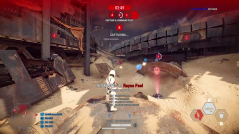 SWBF2 2017: Instant Action Mission (Attack) First Order Jakku Gameplay