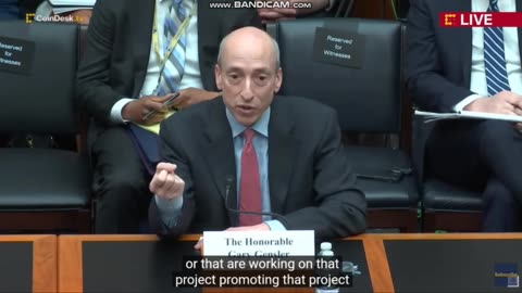 Gary Gensler speaks before the House Financial Services Committee