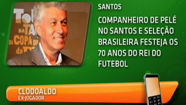 Clodoaldo conta histórias da carreira com Pelé