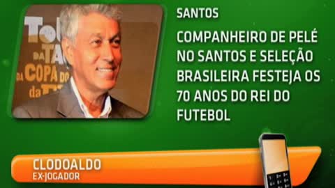 Clodoaldo conta histórias da carreira com Pelé