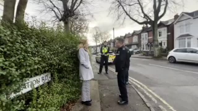 Police in the UK arrest a woman for silently praying