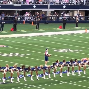 Dallas Cowboys Cheerleaders.