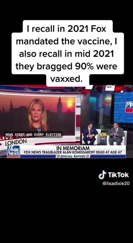 Fox loses another employee. Vaxx related?