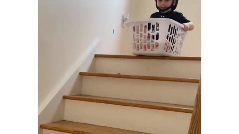 When dad is babysitting