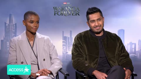 Letitia Wright Calls Rihanna's 'Black Panther Wakanda Forever' Anthem 'Perfect'