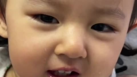 Cute baby Drinking water 😛😛😛#funny drinks