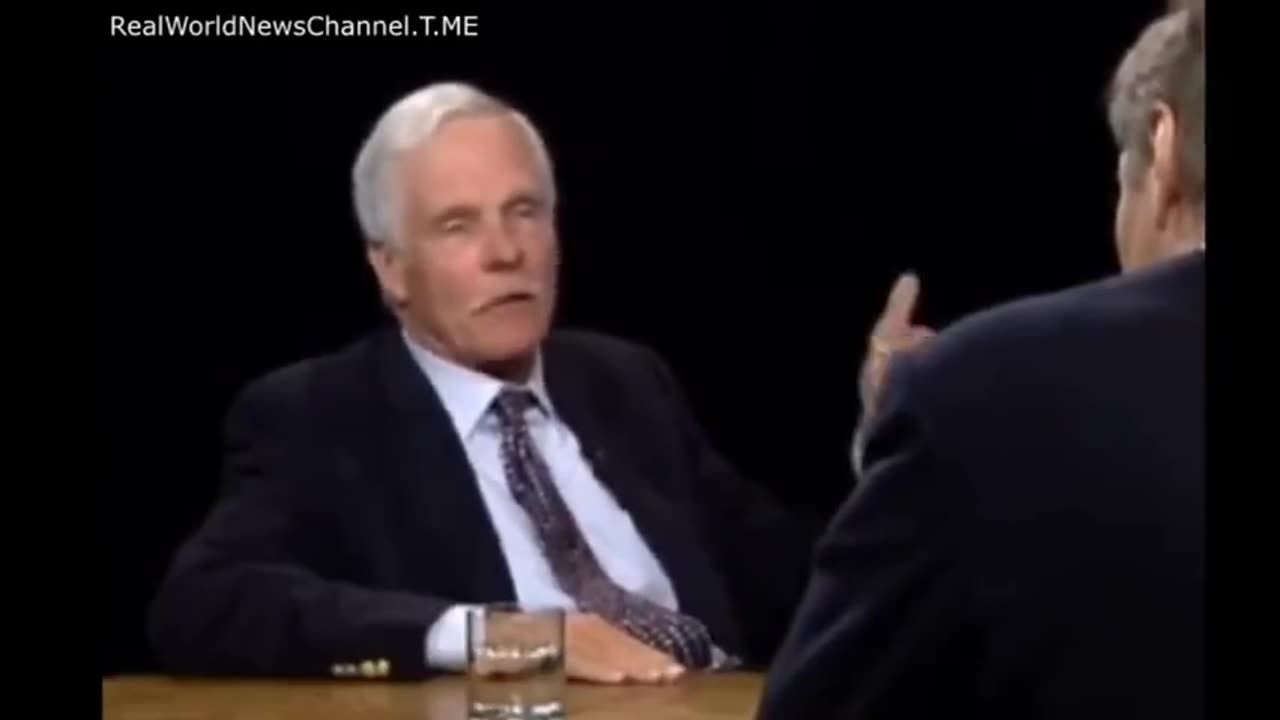 Globalist Billionaire Ted Turner & Charlie Rose - Depopulation Plan - Agenda 21 Goals (2008)