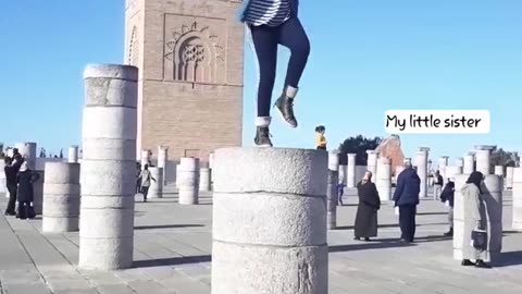 My little sister dancing
