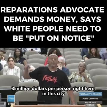 Reparation conversations are getting REALLY Wild now!