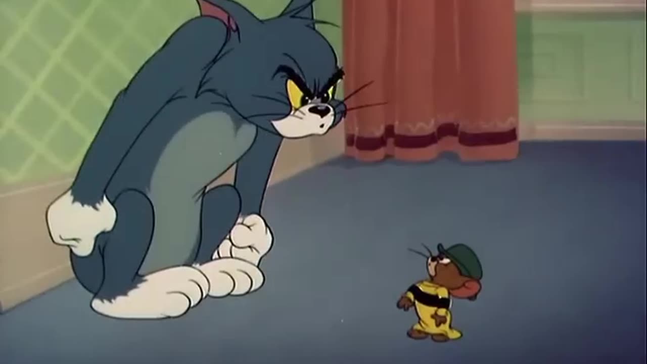 Tom and Jerry_Jerry cousin #TomAndJerryForever #SaturdayMorningCartoons #TomAndJerryMoments