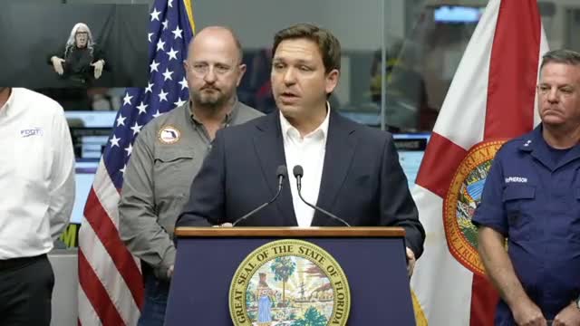 DeSantis eviscerates reporter for 'politicizing' Florida's response to Hurricane Ian