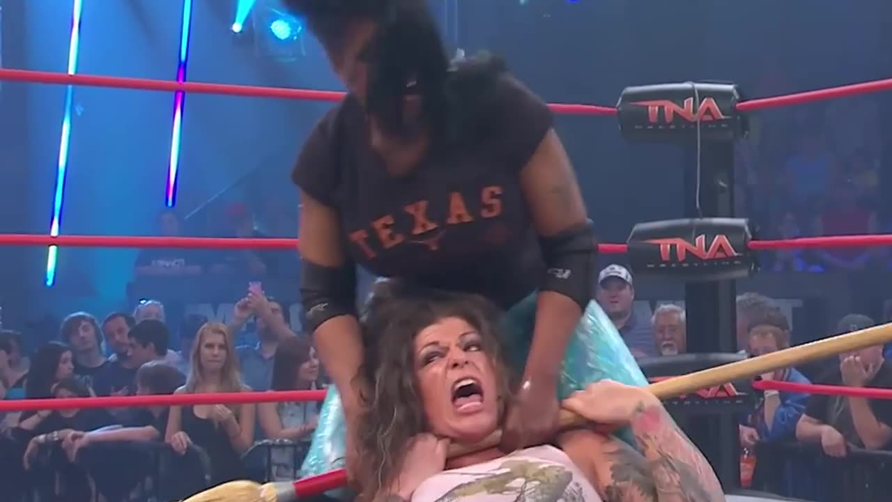 ODB battles Jackie Moore in a Street Fight at Hardcore Justice 2013